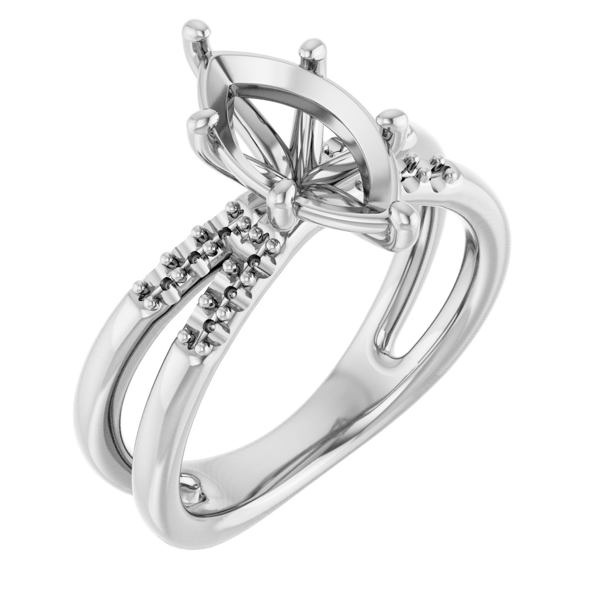 Accented Engagement Ring
