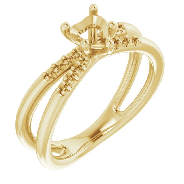 Accented Engagement Ring