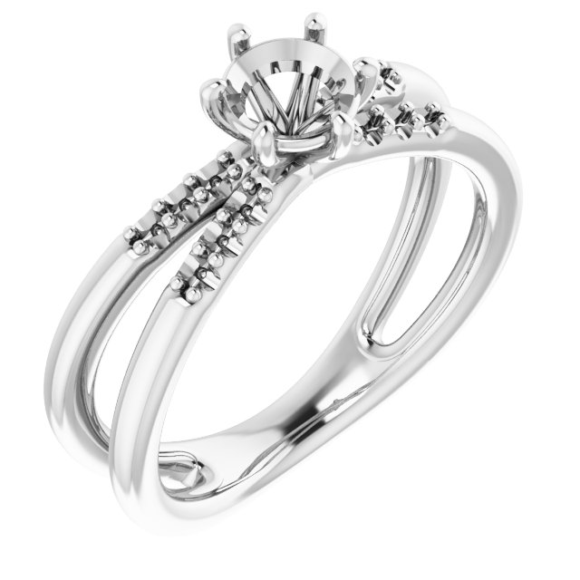 Accented Engagement Ring
