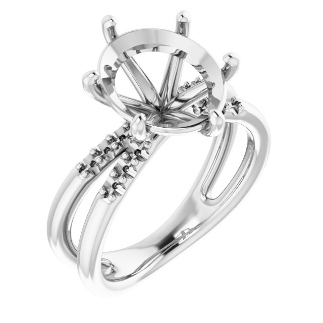 Accented Engagement Ring
