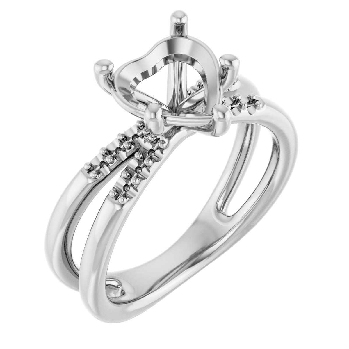 Accented Engagement Ring