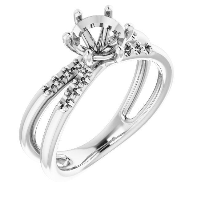 Accented Engagement Ring
