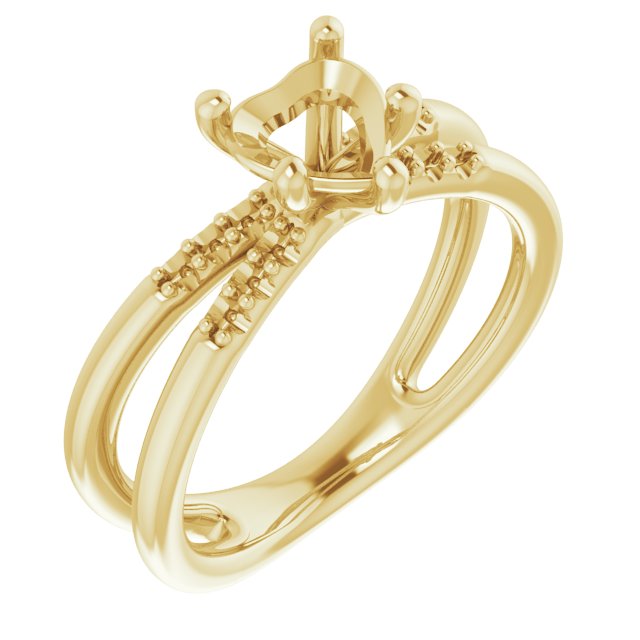 Accented Engagement Ring