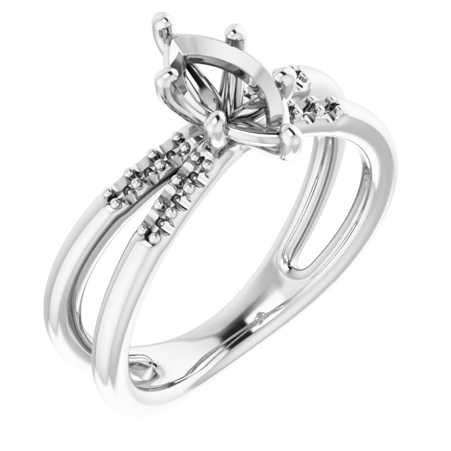Accented Engagement Ring