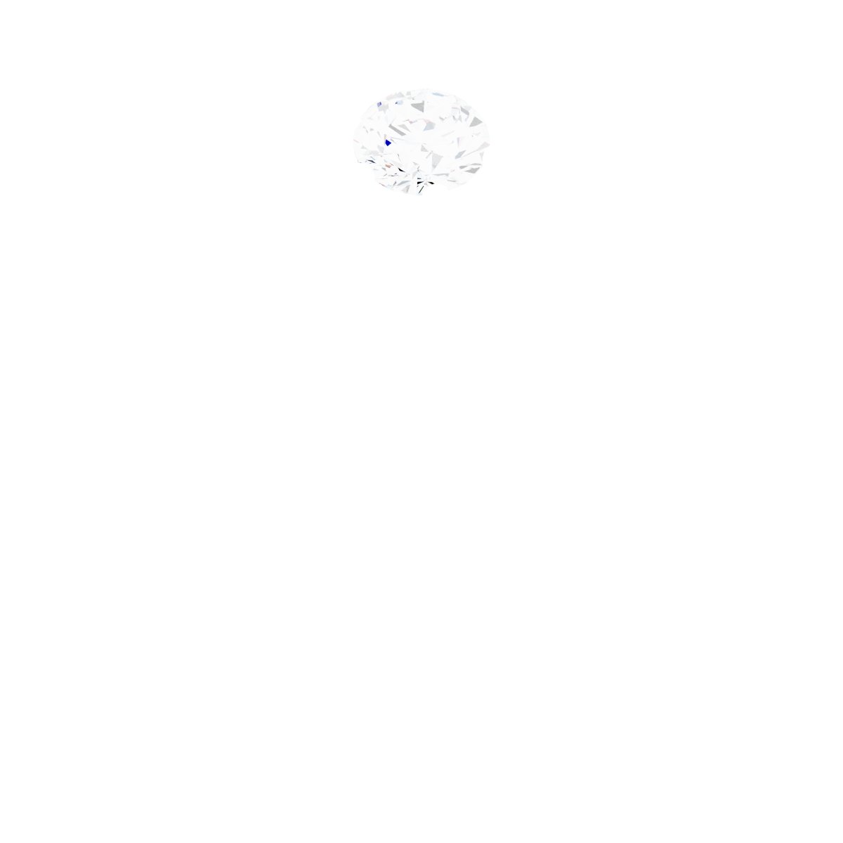14k White Gold