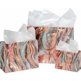 Marbleized Pink Totes