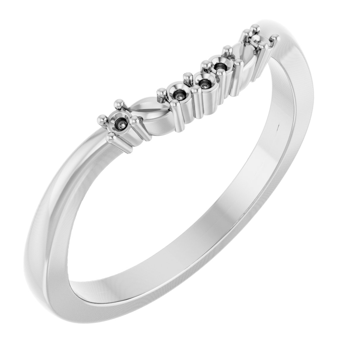 Floral-Inspired Engagement Ring or Band