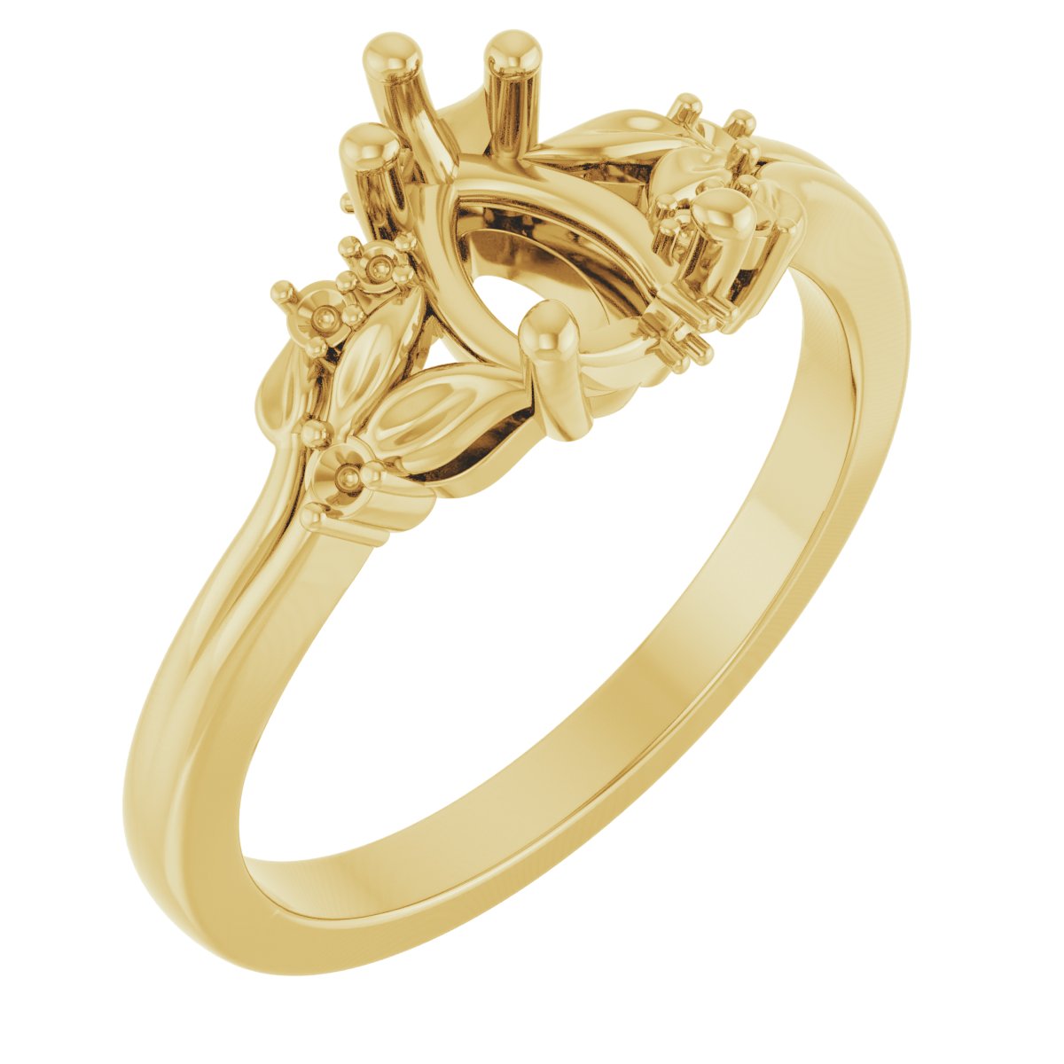 Floral-Inspired Engagement Ring or Band