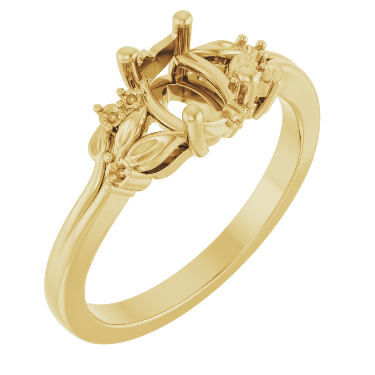 Floral-Inspired Engagement Ring or Band