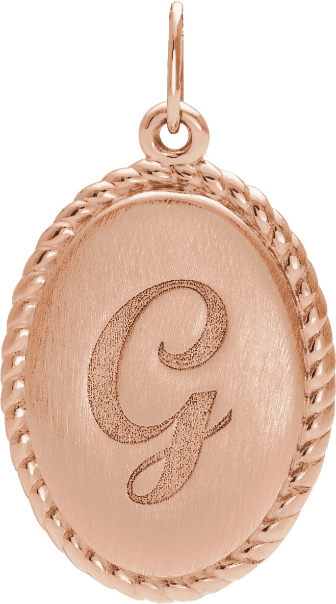 Engravable Oval Necklace
