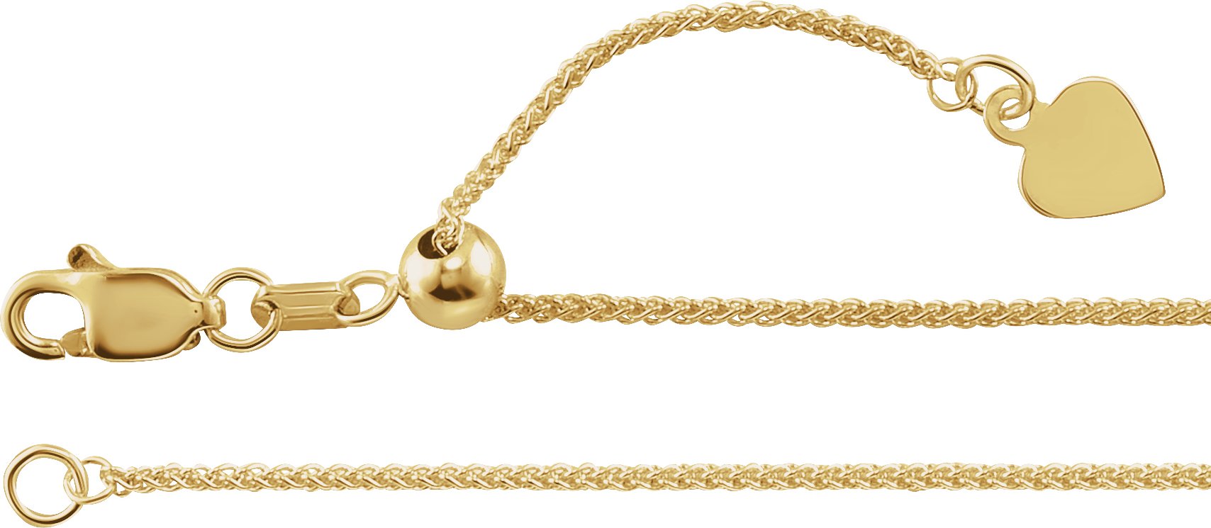 1 mm Adjustable Wheat Chain