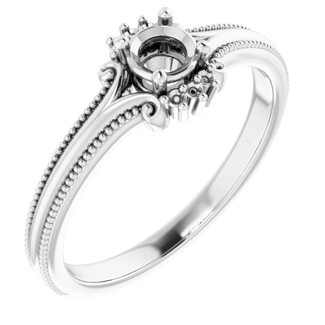 Accented Engagement Ring
