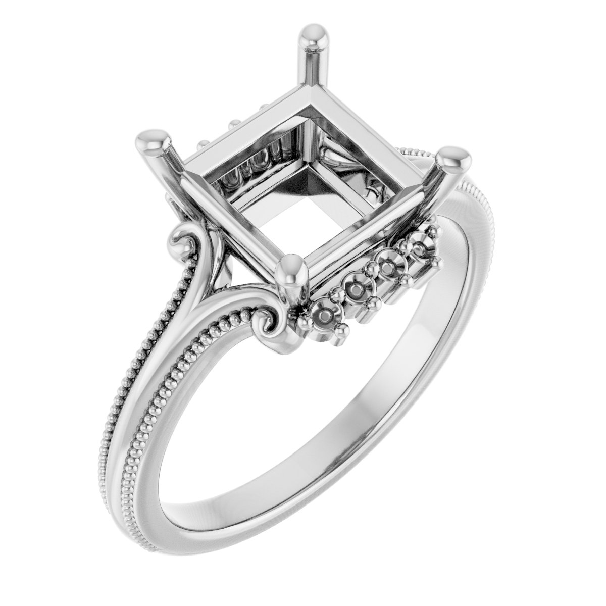 Accented Engagement Ring