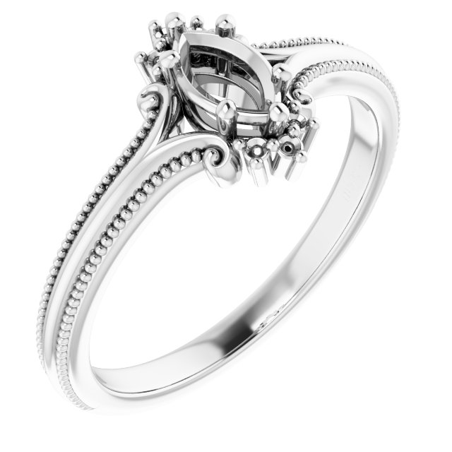 14k White Gold