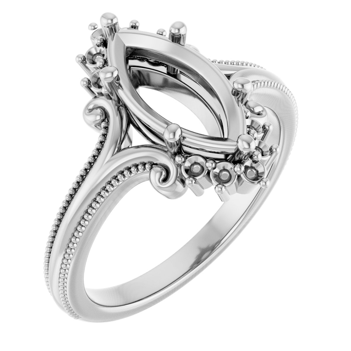 Accented Engagement Ring