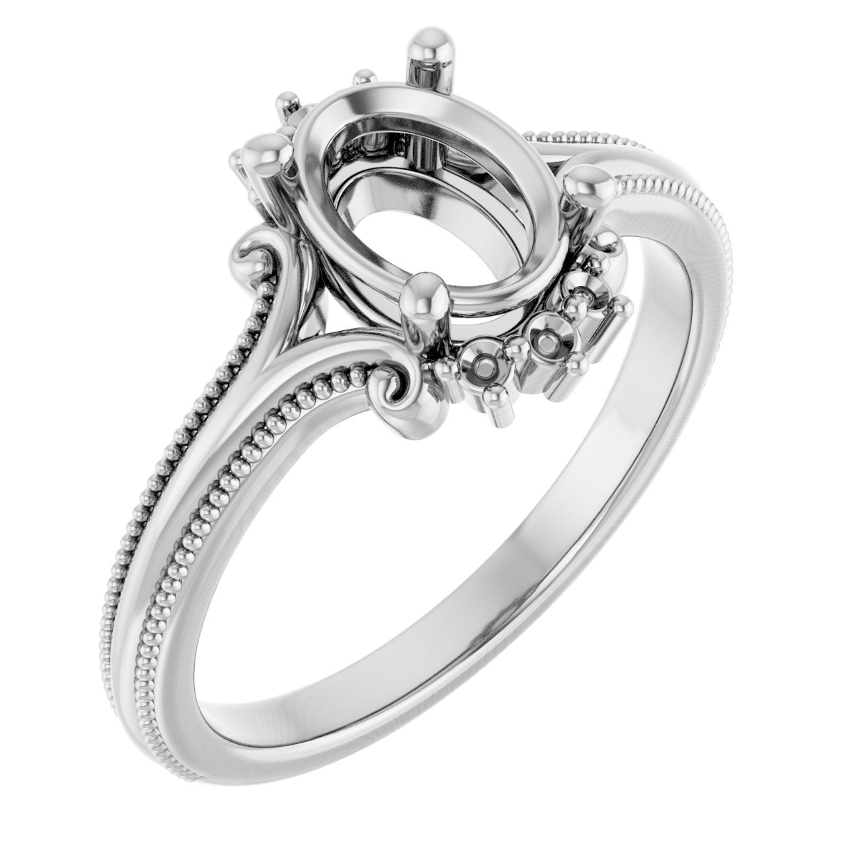 Accented Engagement Ring