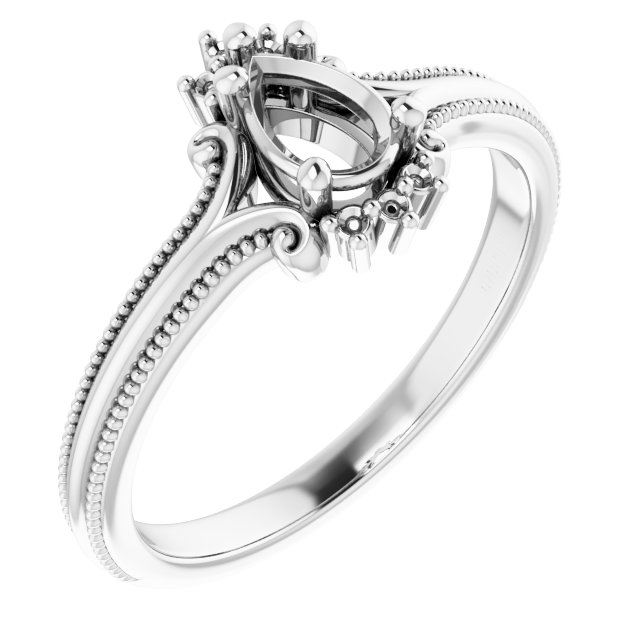 14k White Gold