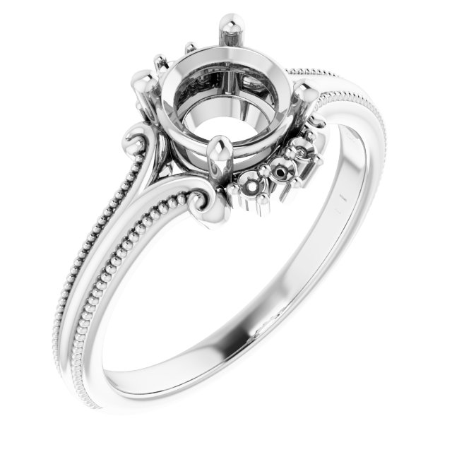 Accented Engagement Ring