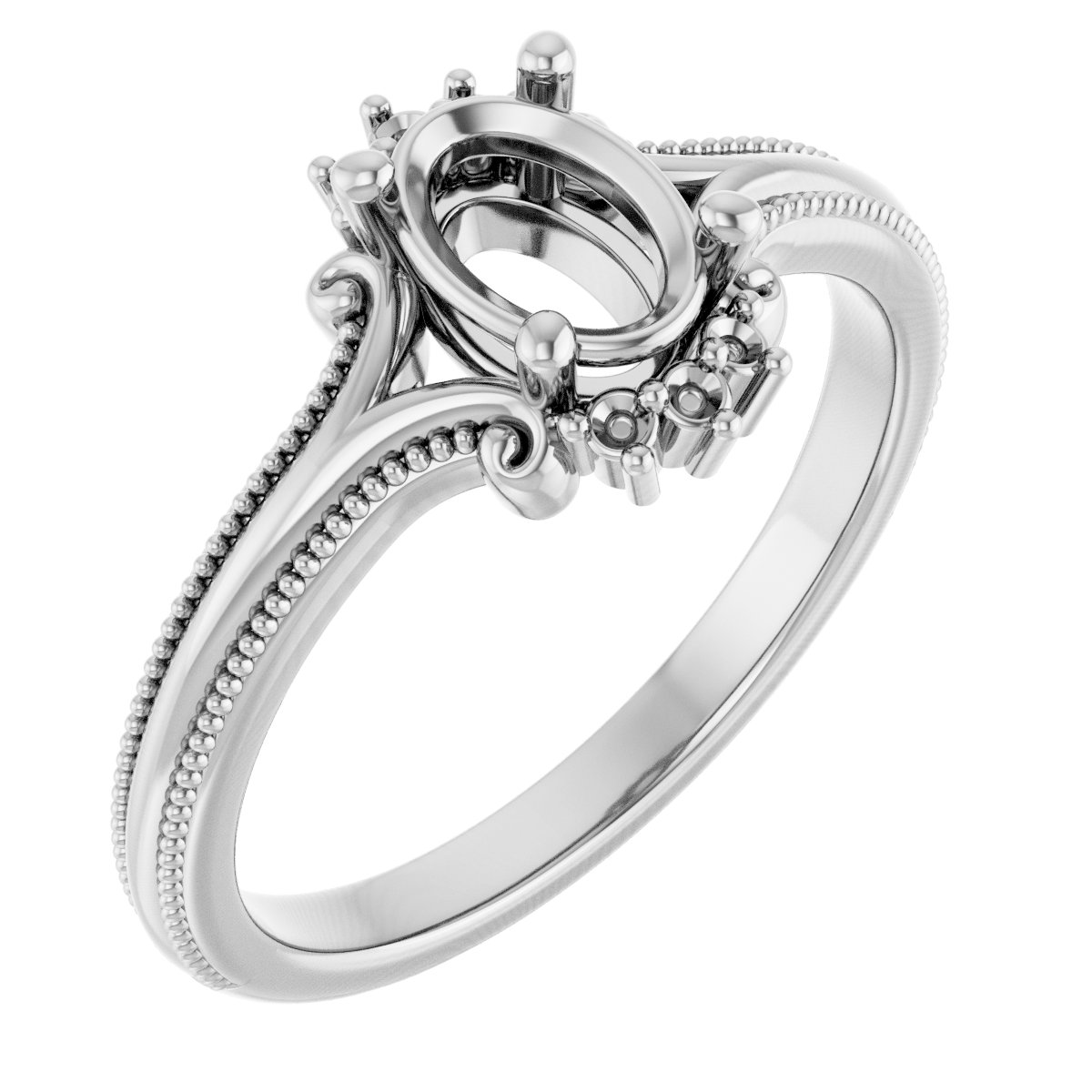 Accented Engagement Ring
