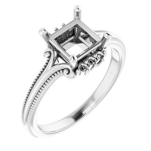 Accented Engagement Ring