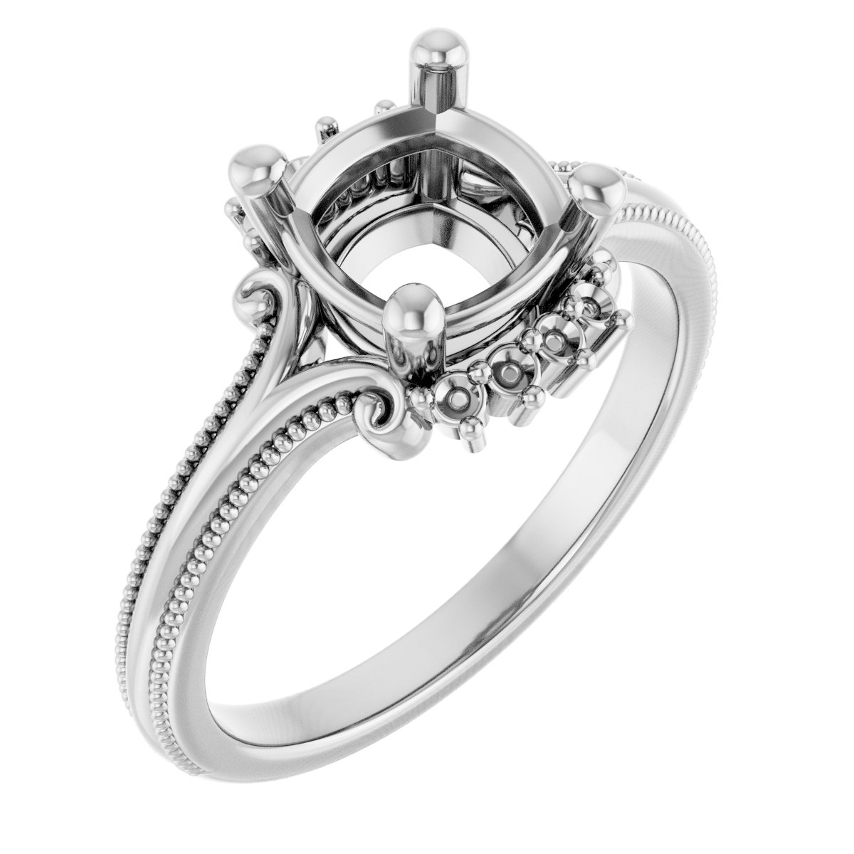 Accented Engagement Ring