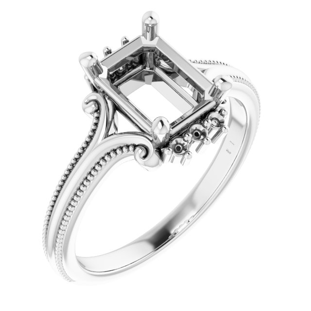 Accented Engagement Ring