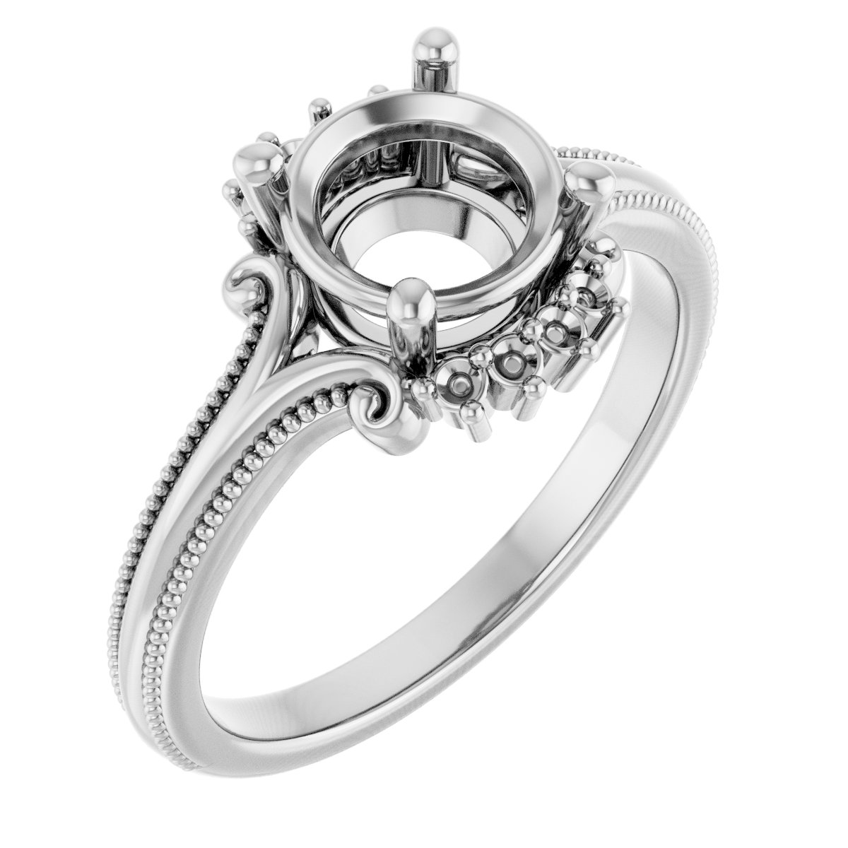 Accented Engagement Ring