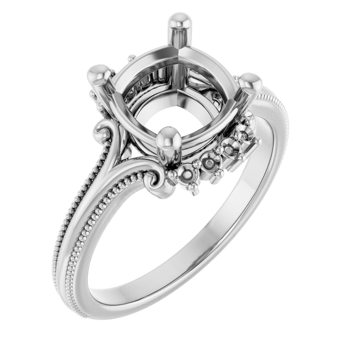 Accented Engagement Ring