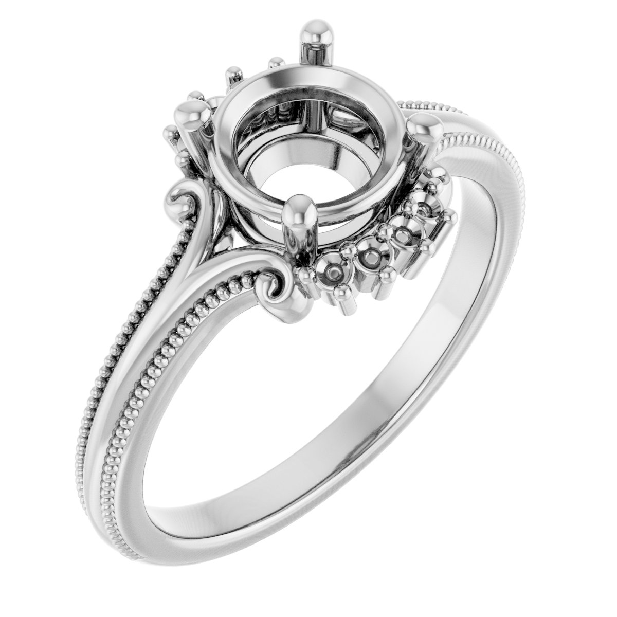 Accented Engagement Ring