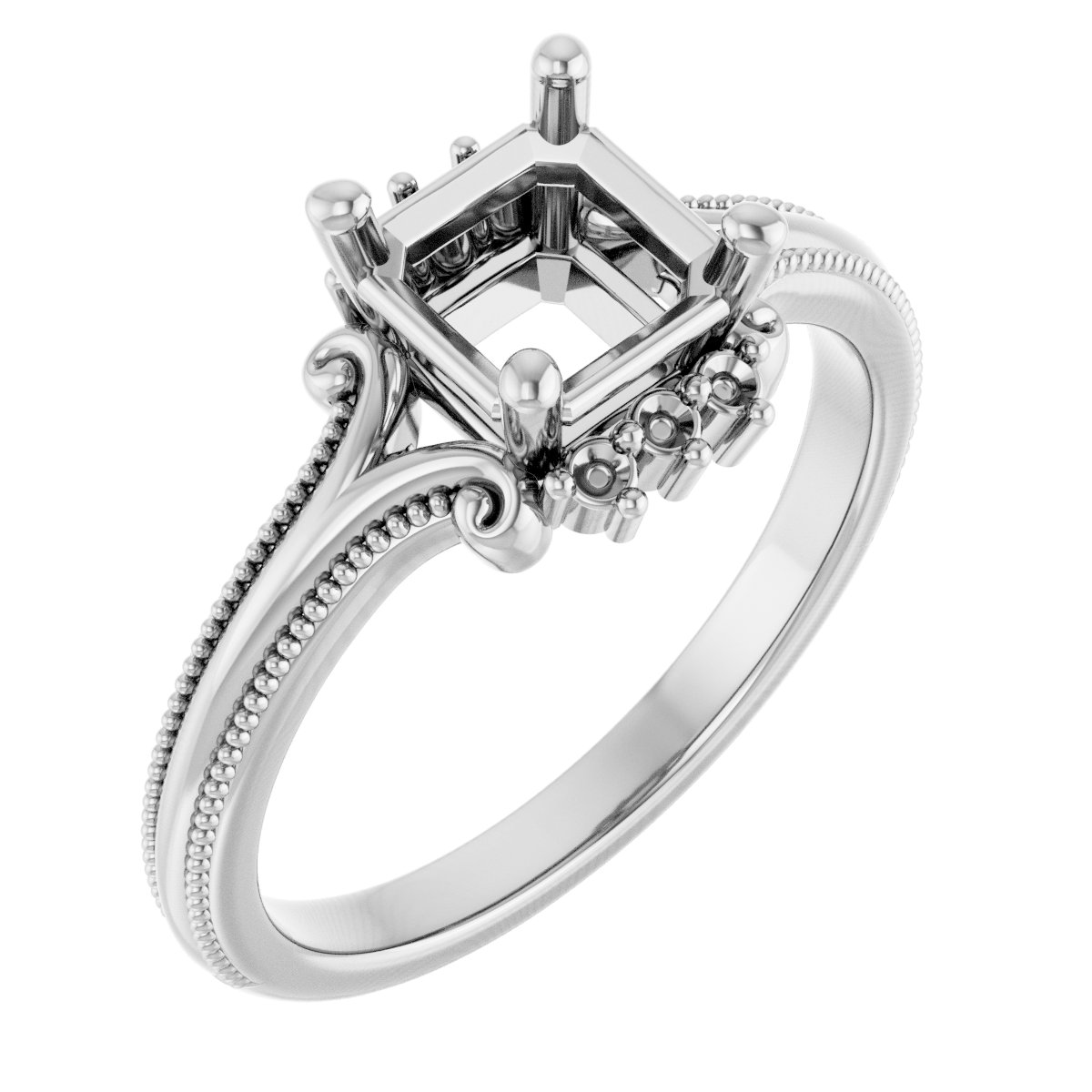Accented Engagement Ring