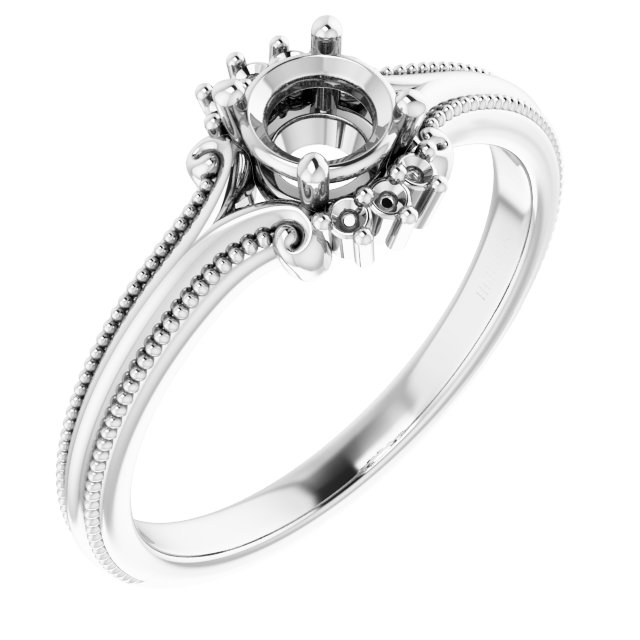 Accented Engagement Ring