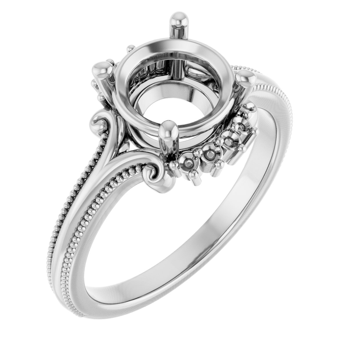 Accented Engagement Ring