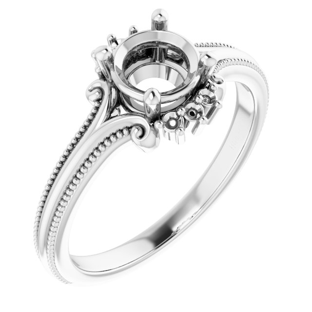 Accented Engagement Ring