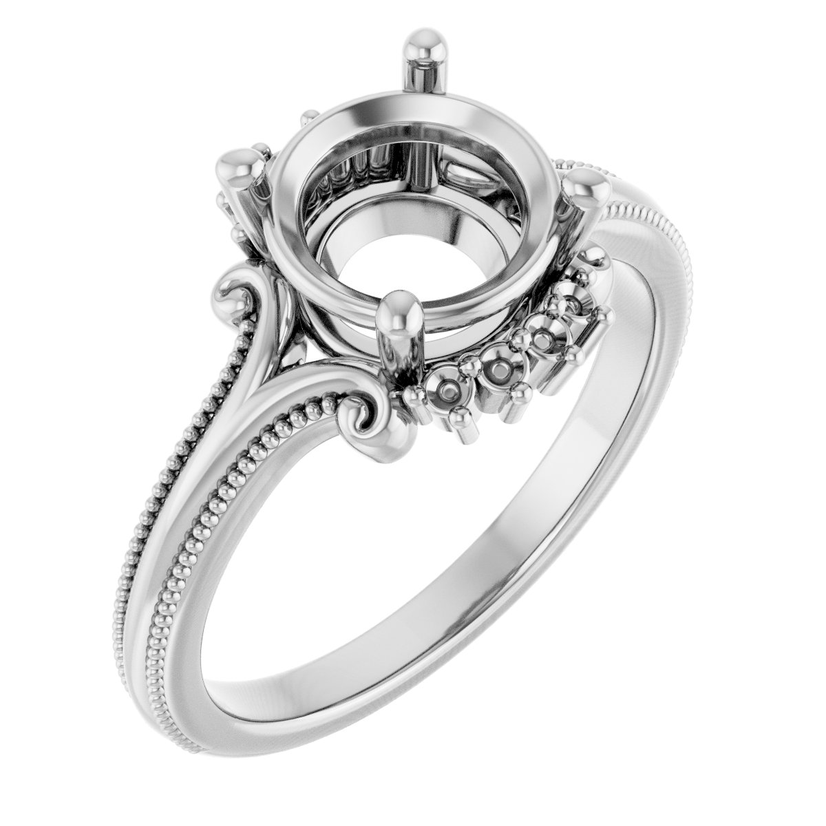 Accented Engagement Ring