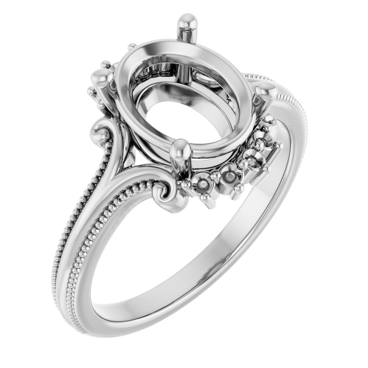 Accented Engagement Ring