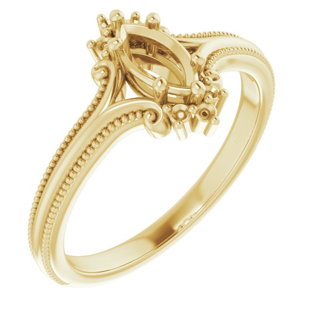 Accented Engagement Ring