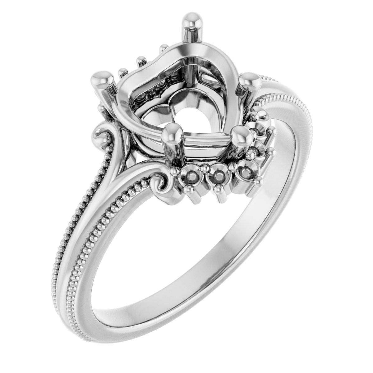 Accented Engagement Ring