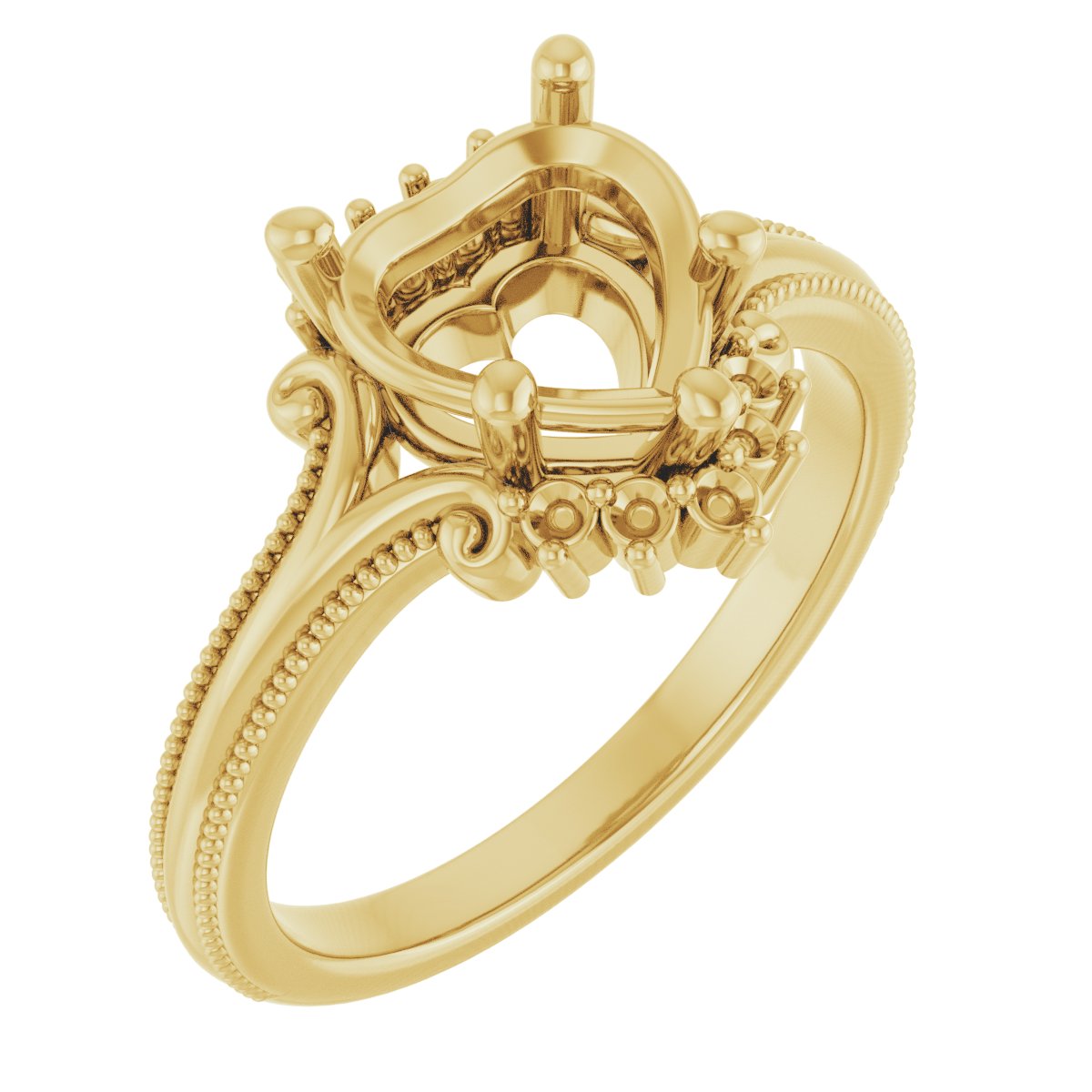 Accented Engagement Ring
