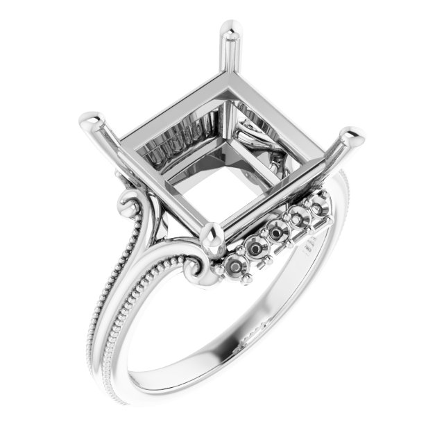 Accented Engagement Ring