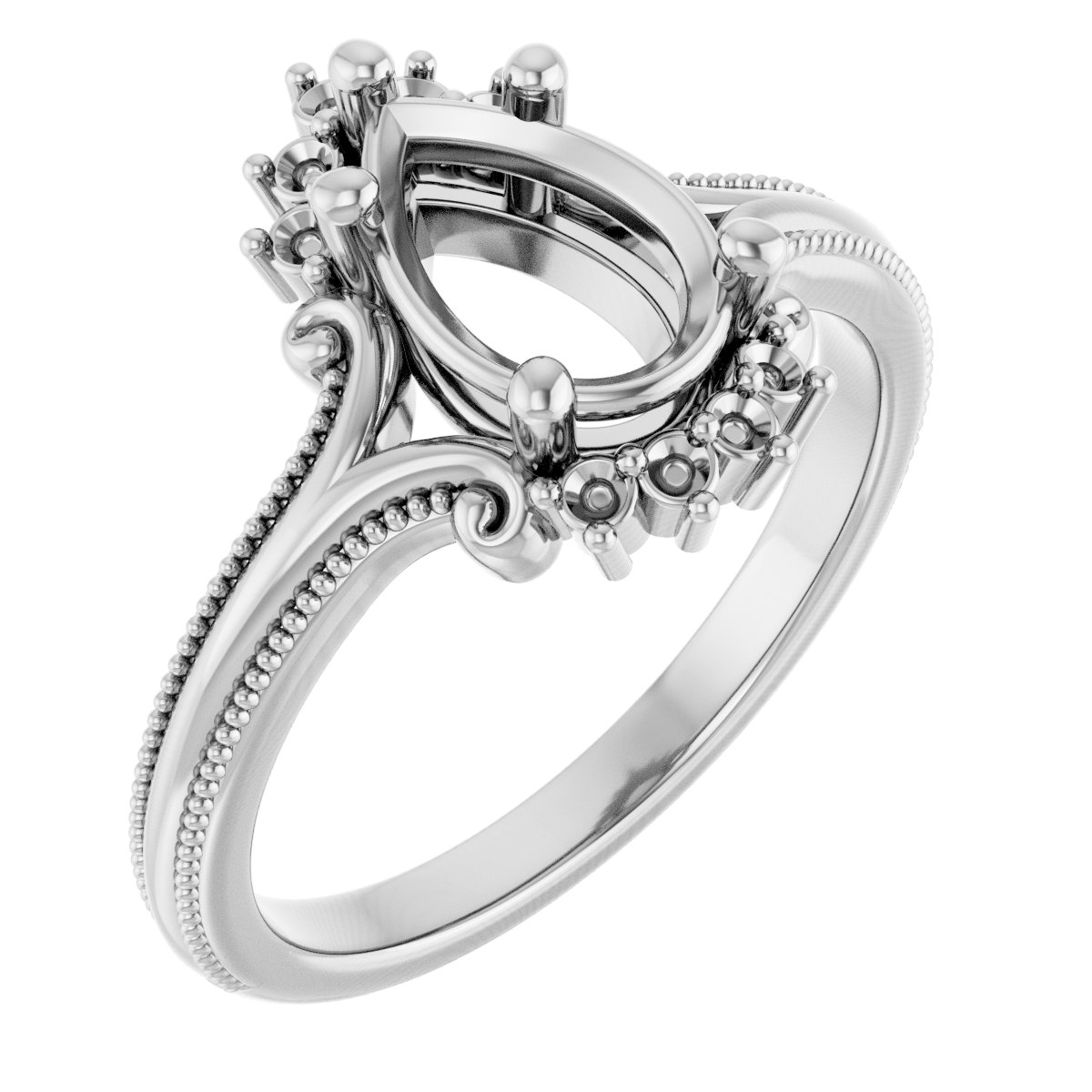 Accented Engagement Ring