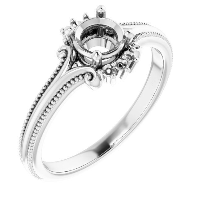 Accented Engagement Ring
