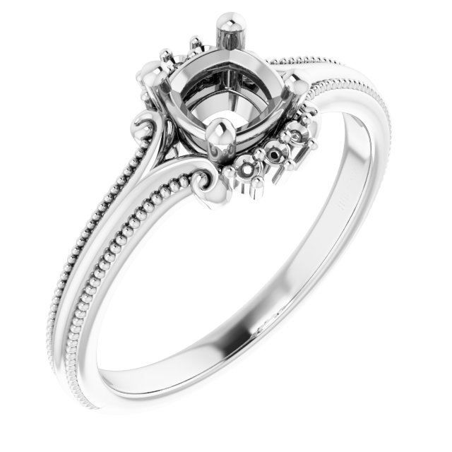 Accented Engagement Ring