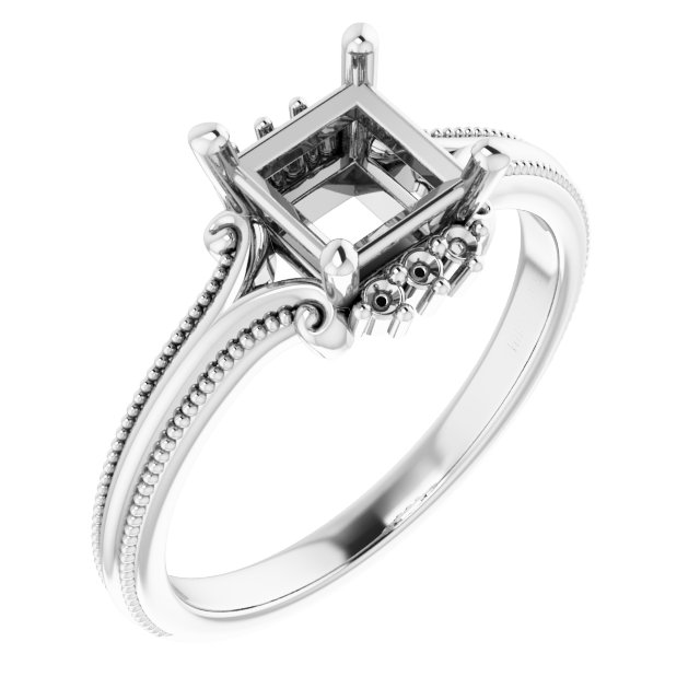 Accented Engagement Ring