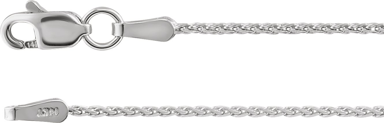 1.05 mm Diamond-Cut Wheat Chain