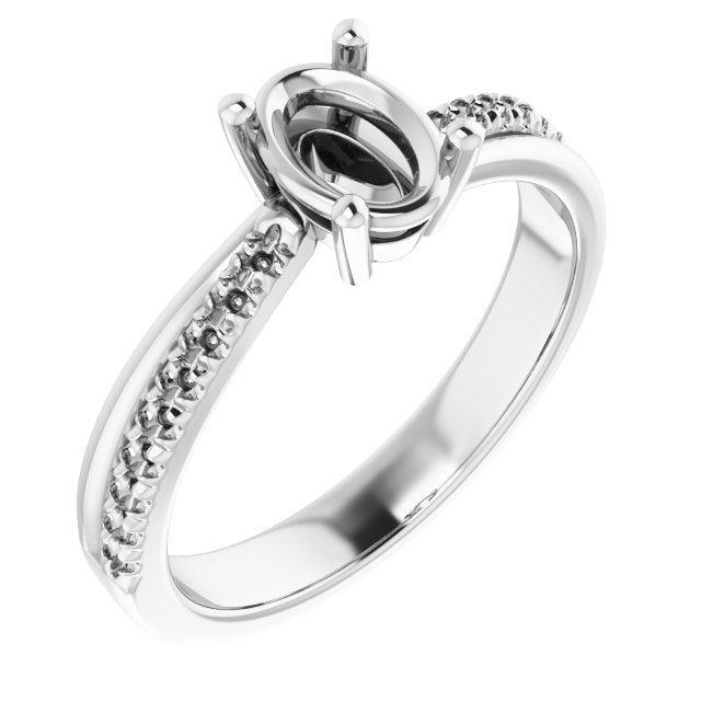Accented Engagement Ring