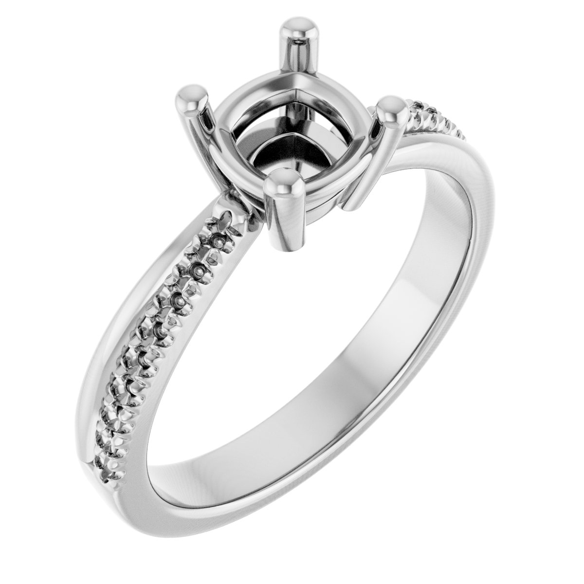 Accented Engagement Ring