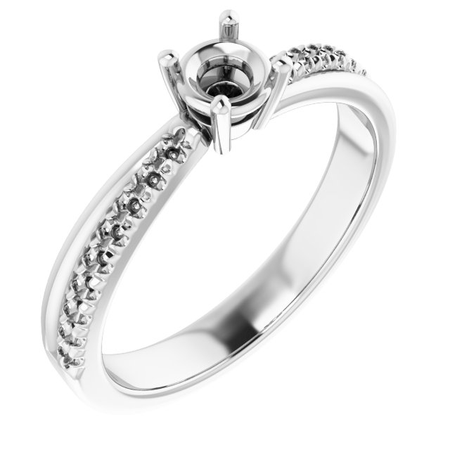 Accented Engagement Ring