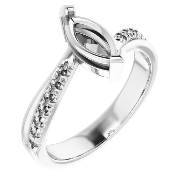 Accented Engagement Ring