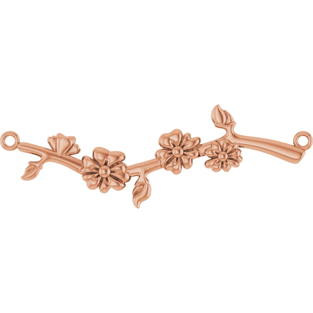 Floral-Inspired Bar Necklace or Center