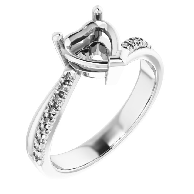 Accented Engagement Ring
